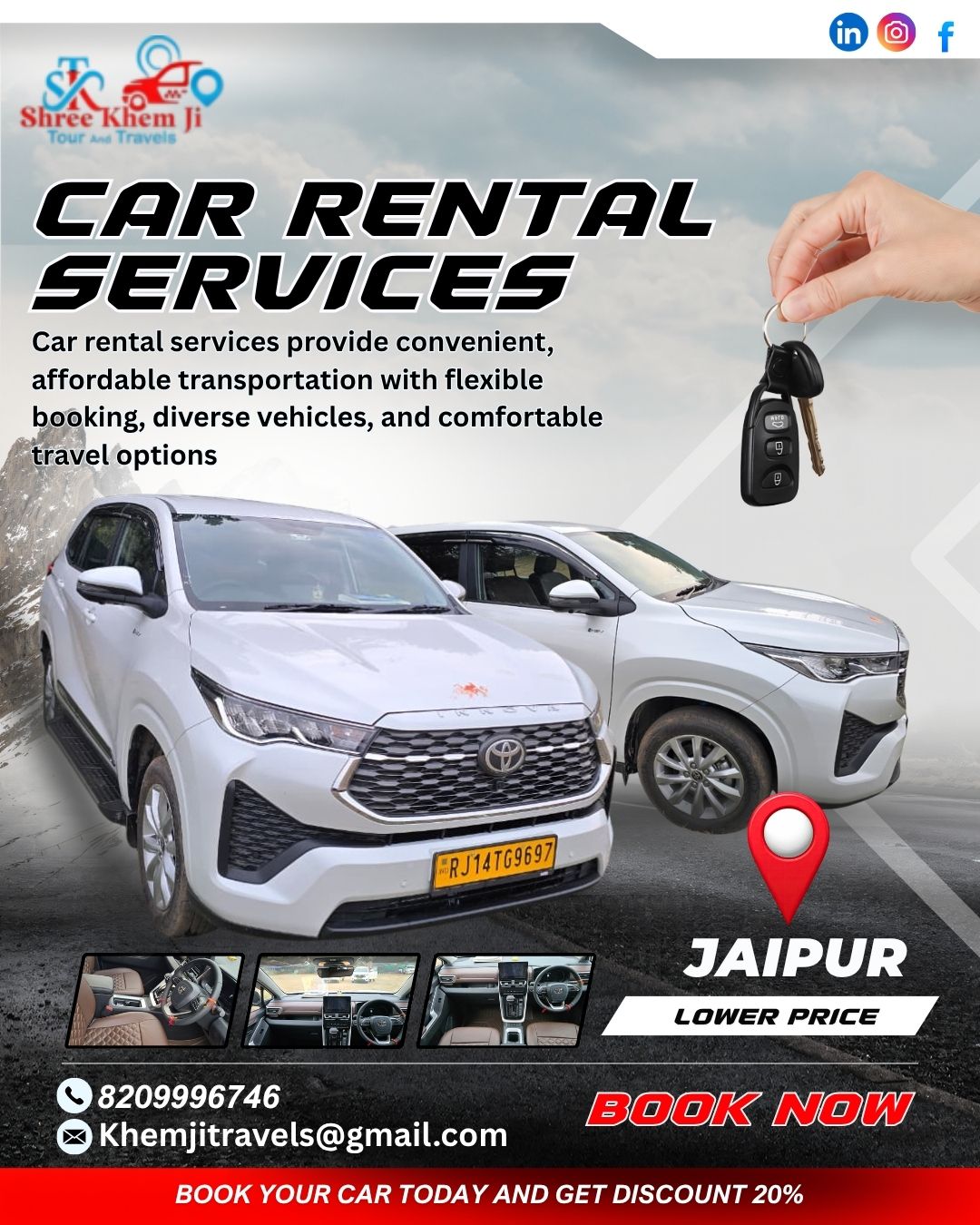 You are currently viewing Best Taxi Service In Jaipur From Khemji Travels